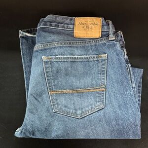 Abercrombie & Fitch Men's Indigo Bootcut Jeans